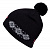 Шапка FIOCCO hat black 50% акрил, 50% шерсть